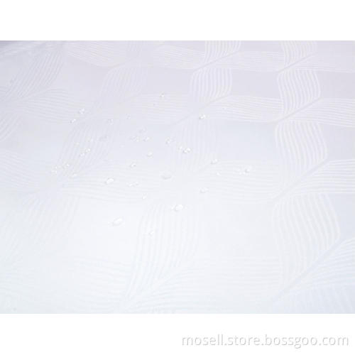 Ren polyester jacquard vattentät duschgardin